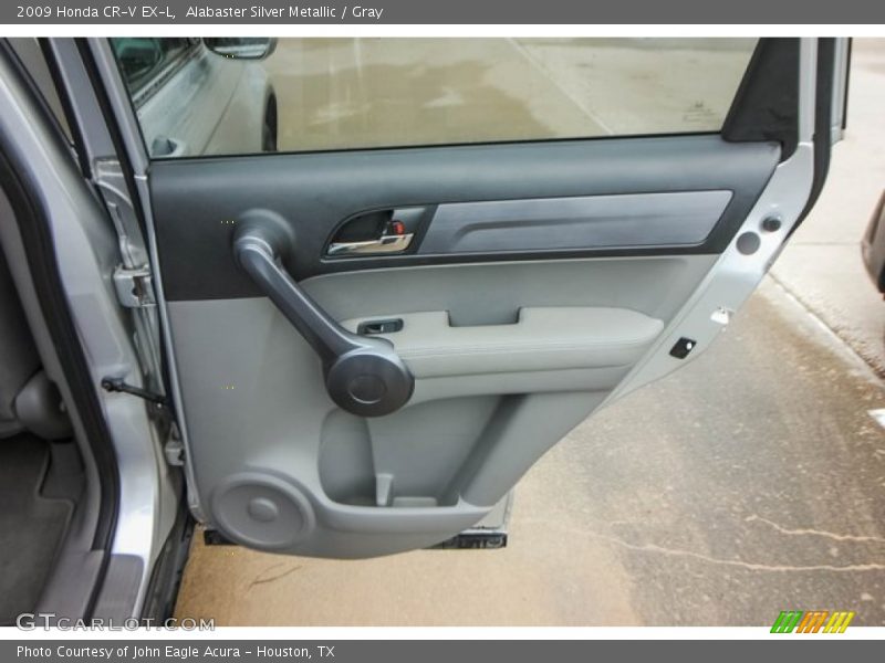 Alabaster Silver Metallic / Gray 2009 Honda CR-V EX-L