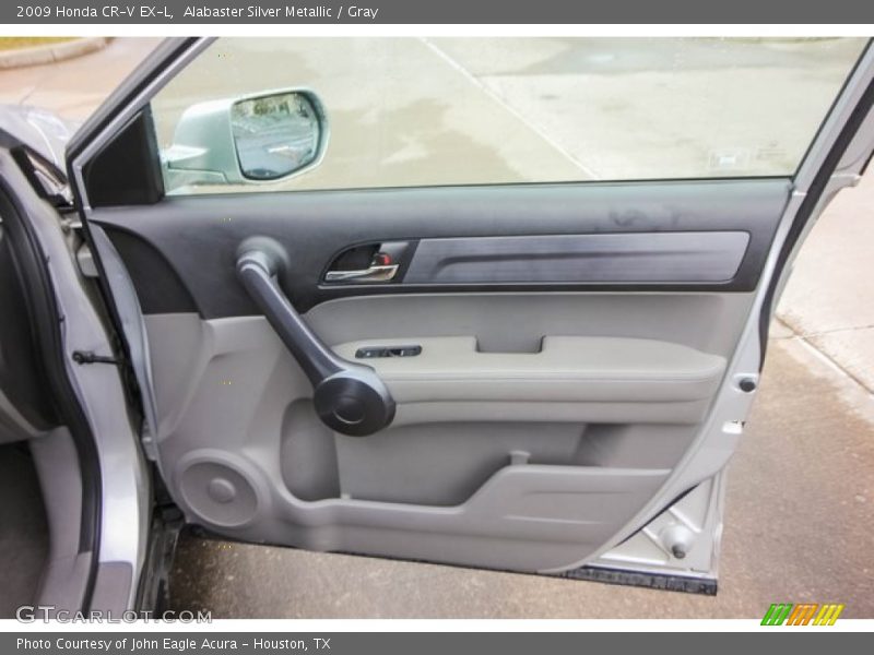 Alabaster Silver Metallic / Gray 2009 Honda CR-V EX-L