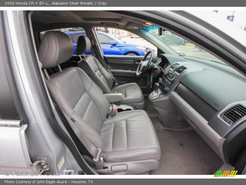 Alabaster Silver Metallic / Gray 2009 Honda CR-V EX-L