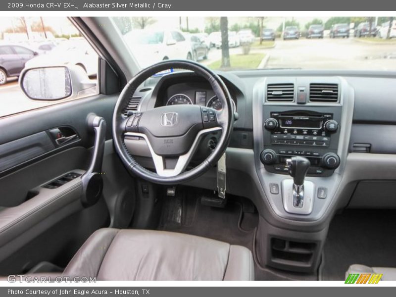 Alabaster Silver Metallic / Gray 2009 Honda CR-V EX-L