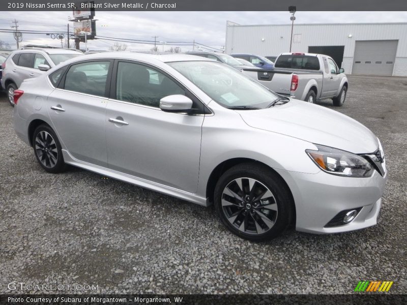 Brilliant Silver Metallic / Charcoal 2019 Nissan Sentra SR