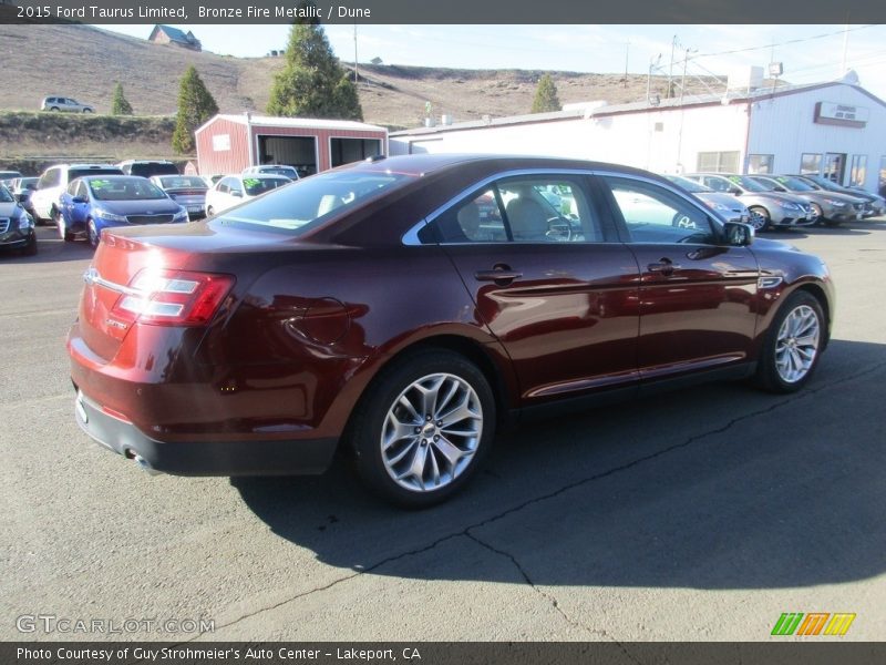 Bronze Fire Metallic / Dune 2015 Ford Taurus Limited