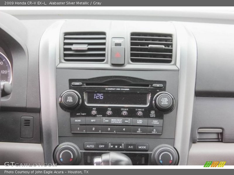 Alabaster Silver Metallic / Gray 2009 Honda CR-V EX-L