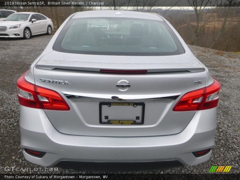 Brilliant Silver Metallic / Charcoal 2019 Nissan Sentra SR