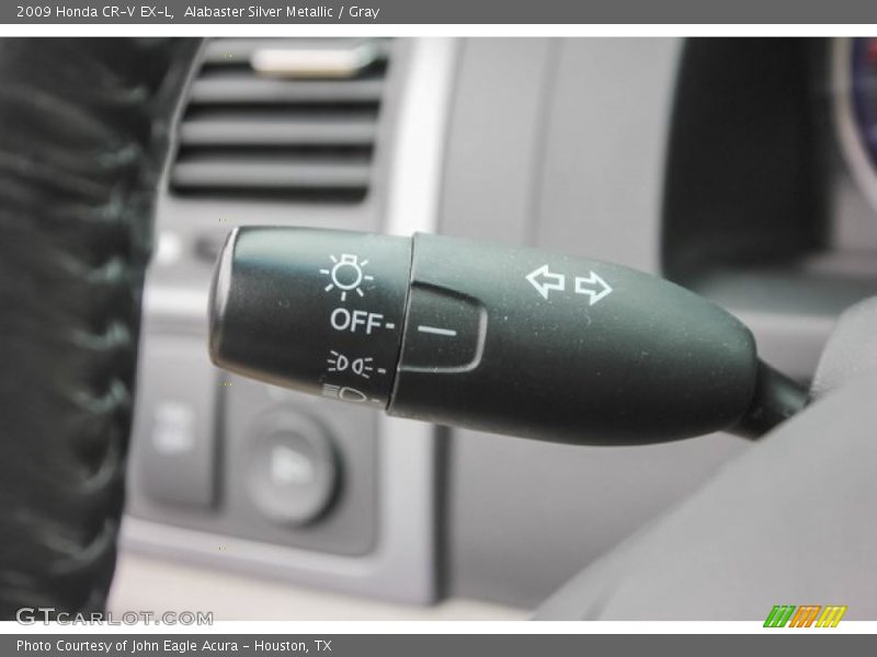 Alabaster Silver Metallic / Gray 2009 Honda CR-V EX-L