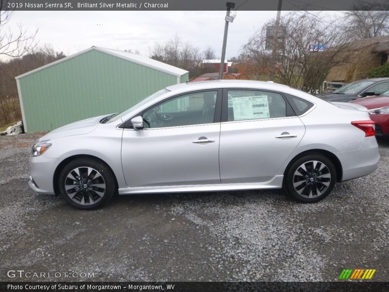 Brilliant Silver Metallic / Charcoal 2019 Nissan Sentra SR