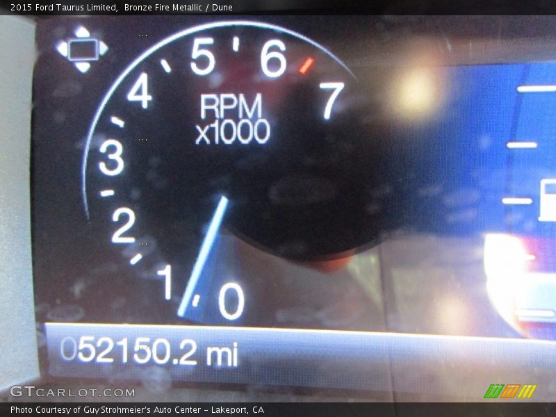 Bronze Fire Metallic / Dune 2015 Ford Taurus Limited
