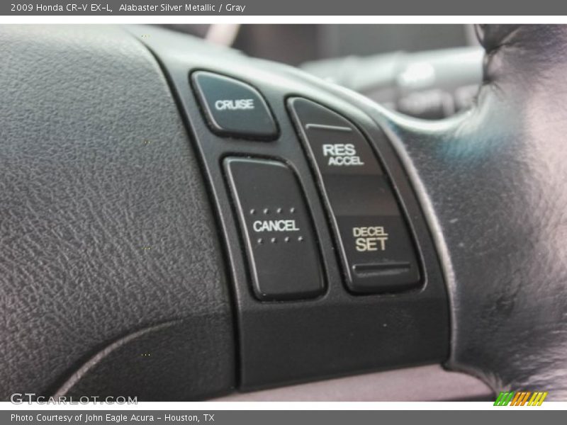 Alabaster Silver Metallic / Gray 2009 Honda CR-V EX-L