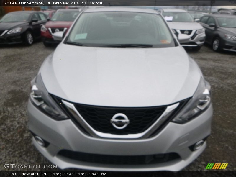 Brilliant Silver Metallic / Charcoal 2019 Nissan Sentra SR