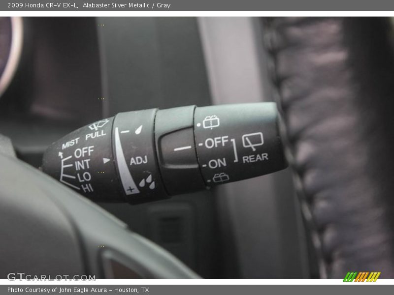 Alabaster Silver Metallic / Gray 2009 Honda CR-V EX-L