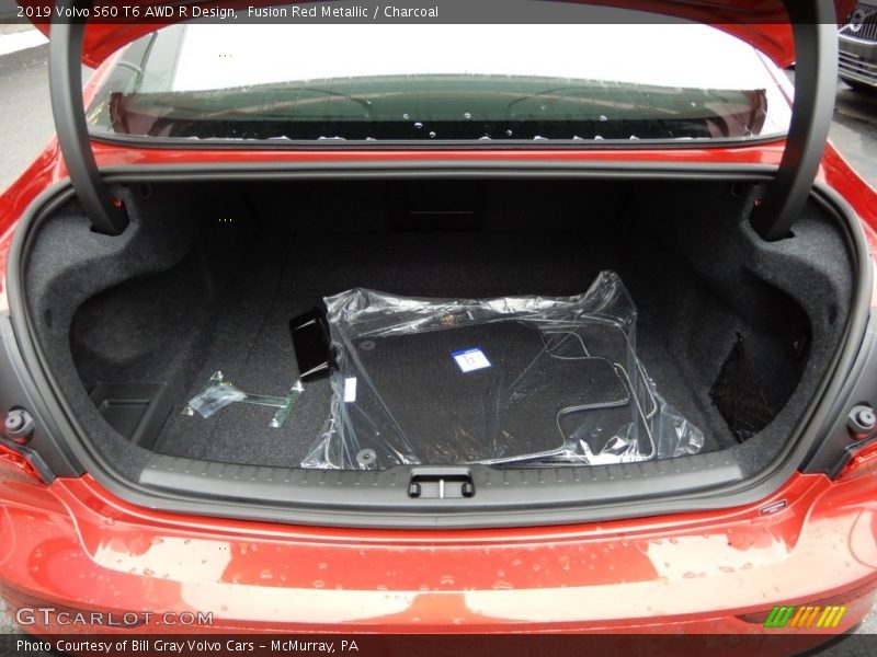 Fusion Red Metallic / Charcoal 2019 Volvo S60 T6 AWD R Design