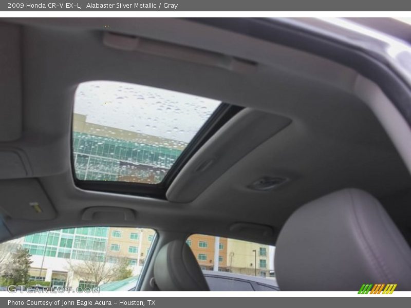 Alabaster Silver Metallic / Gray 2009 Honda CR-V EX-L