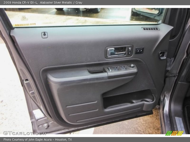 Alabaster Silver Metallic / Gray 2009 Honda CR-V EX-L