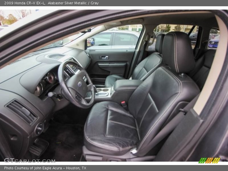 Alabaster Silver Metallic / Gray 2009 Honda CR-V EX-L