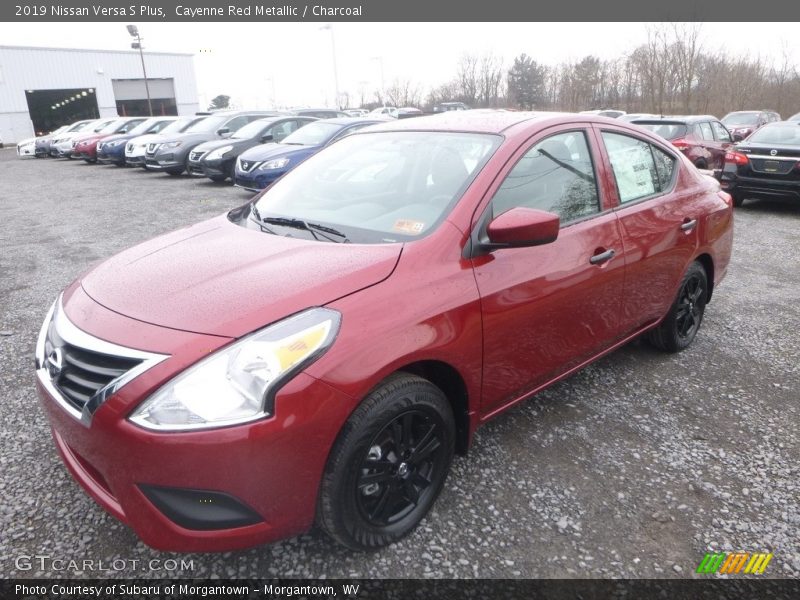  2019 Versa S Plus Cayenne Red Metallic