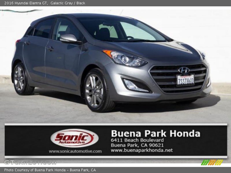 Galactic Gray / Black 2016 Hyundai Elantra GT