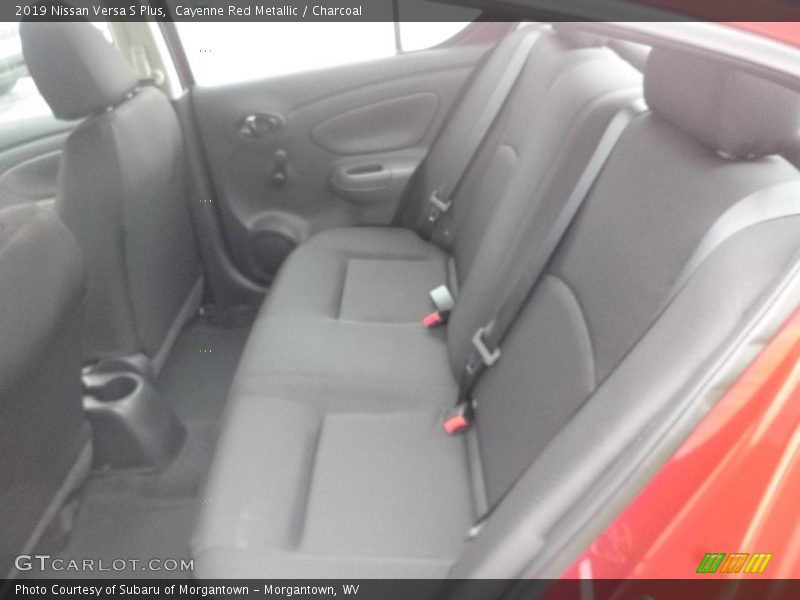 Cayenne Red Metallic / Charcoal 2019 Nissan Versa S Plus
