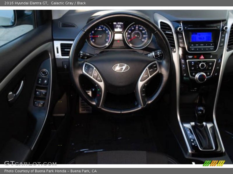 Galactic Gray / Black 2016 Hyundai Elantra GT