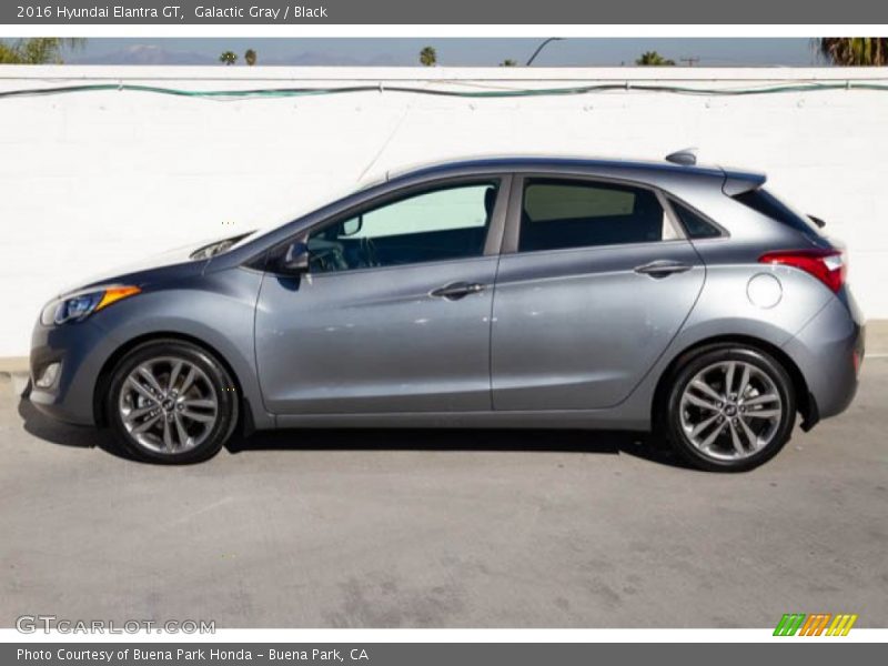 Galactic Gray / Black 2016 Hyundai Elantra GT