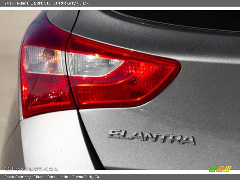 Galactic Gray / Black 2016 Hyundai Elantra GT