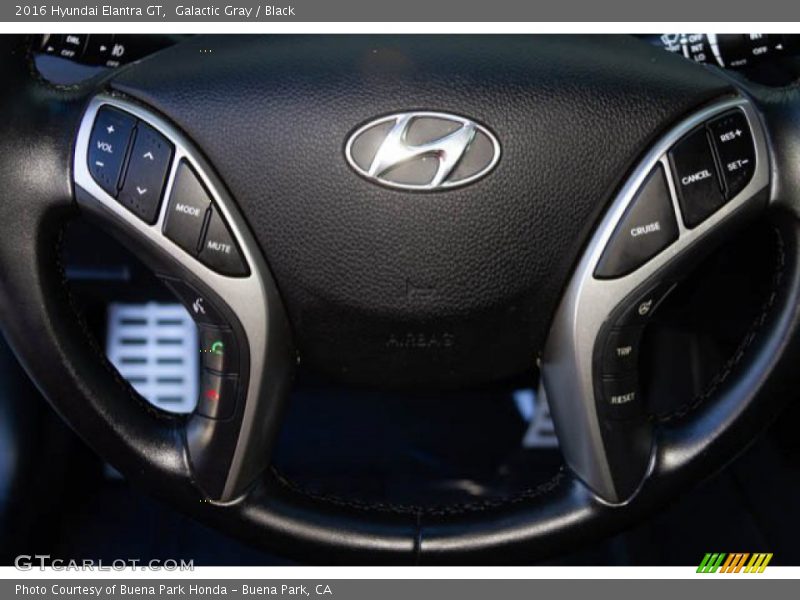 Galactic Gray / Black 2016 Hyundai Elantra GT