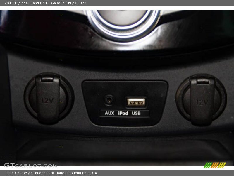 Galactic Gray / Black 2016 Hyundai Elantra GT