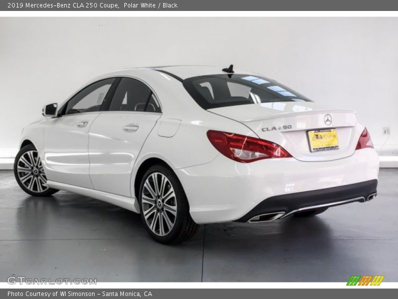 Polar White / Black 2019 Mercedes-Benz CLA 250 Coupe