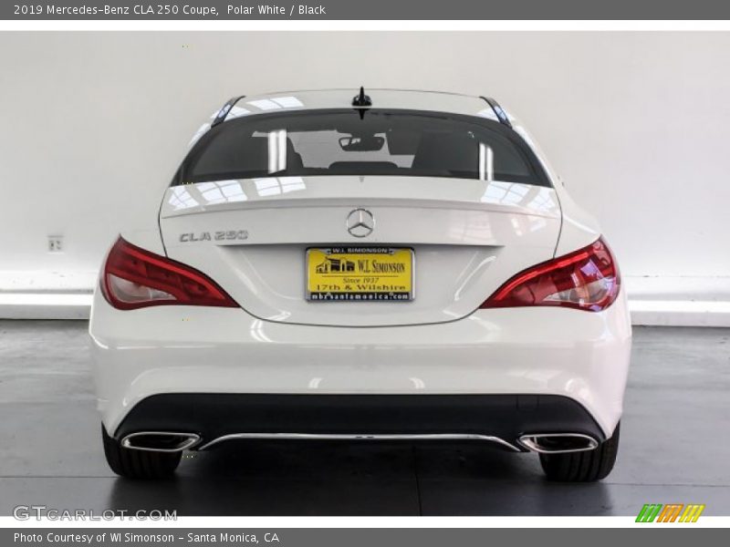 Polar White / Black 2019 Mercedes-Benz CLA 250 Coupe