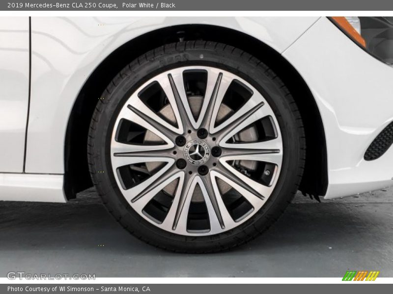 Polar White / Black 2019 Mercedes-Benz CLA 250 Coupe