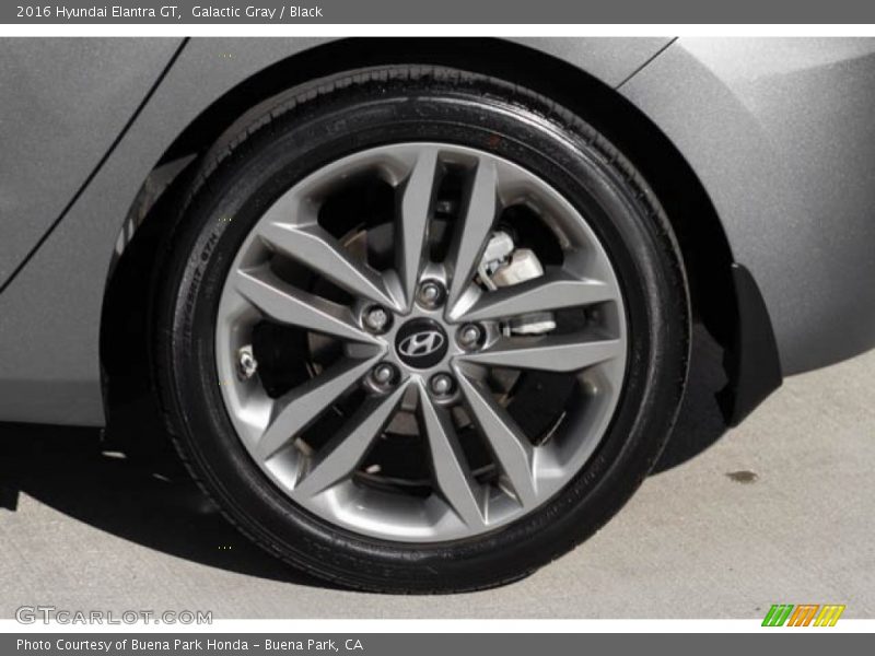 Galactic Gray / Black 2016 Hyundai Elantra GT