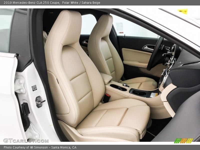 Polar White / Sahara Beige 2019 Mercedes-Benz CLA 250 Coupe