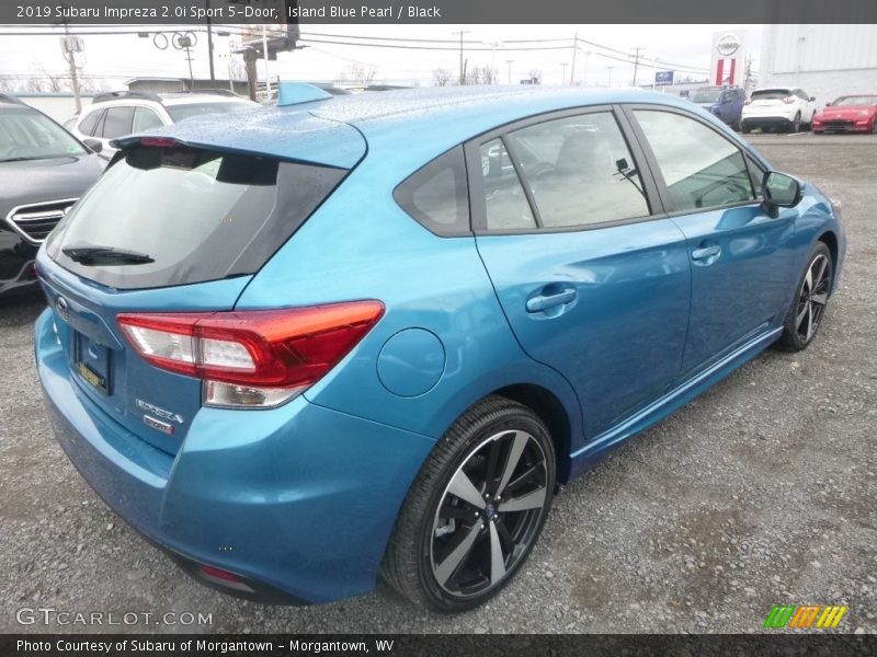 Island Blue Pearl / Black 2019 Subaru Impreza 2.0i Sport 5-Door