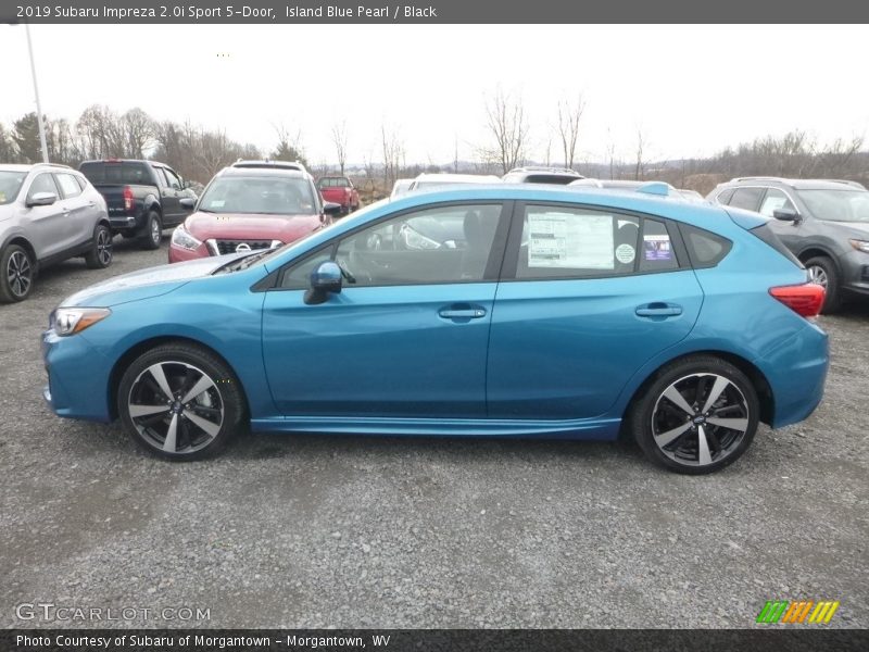 Island Blue Pearl / Black 2019 Subaru Impreza 2.0i Sport 5-Door