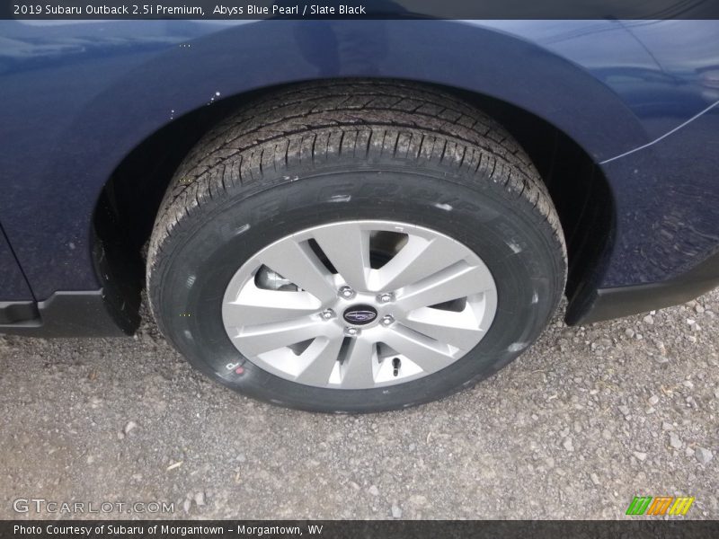 Abyss Blue Pearl / Slate Black 2019 Subaru Outback 2.5i Premium