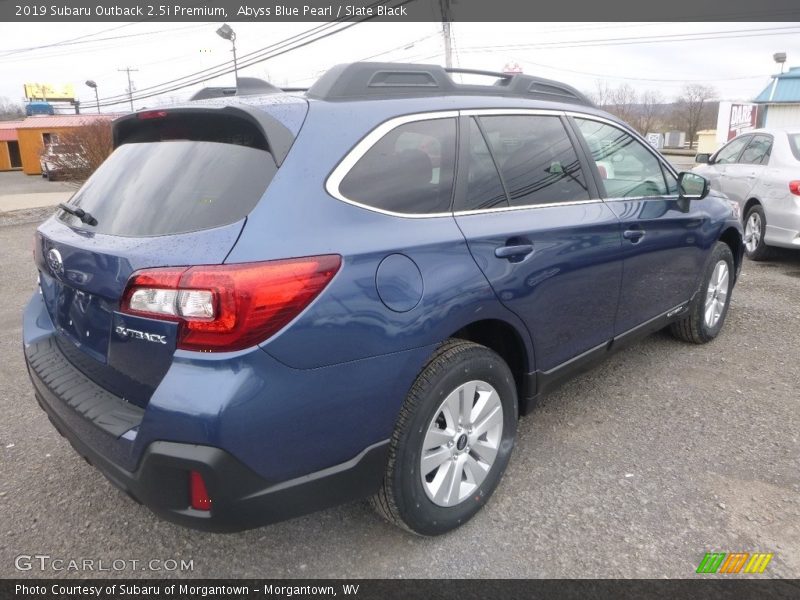 Abyss Blue Pearl / Slate Black 2019 Subaru Outback 2.5i Premium