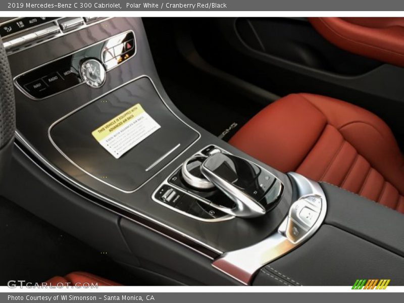 Polar White / Cranberry Red/Black 2019 Mercedes-Benz C 300 Cabriolet