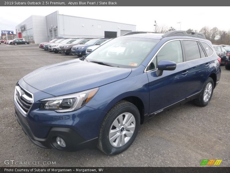Abyss Blue Pearl / Slate Black 2019 Subaru Outback 2.5i Premium