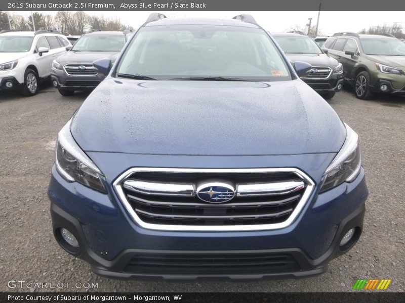 Abyss Blue Pearl / Slate Black 2019 Subaru Outback 2.5i Premium