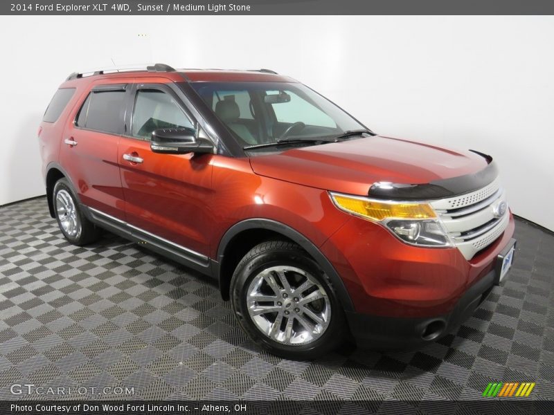 Sunset / Medium Light Stone 2014 Ford Explorer XLT 4WD