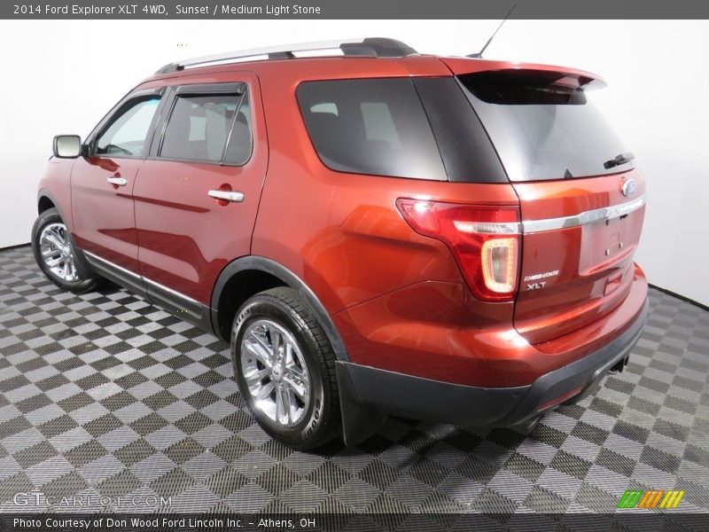 Sunset / Medium Light Stone 2014 Ford Explorer XLT 4WD