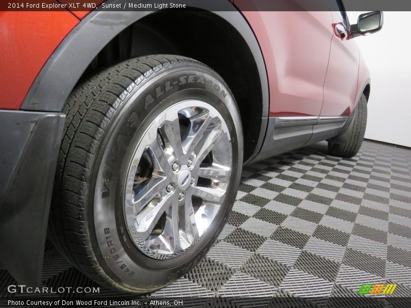 Sunset / Medium Light Stone 2014 Ford Explorer XLT 4WD