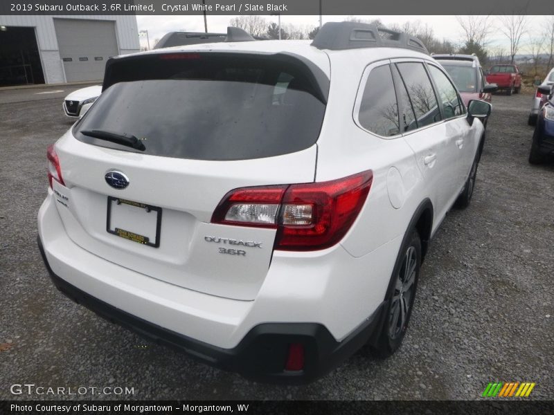 Crystal White Pearl / Slate Black 2019 Subaru Outback 3.6R Limited