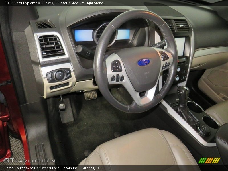 Sunset / Medium Light Stone 2014 Ford Explorer XLT 4WD