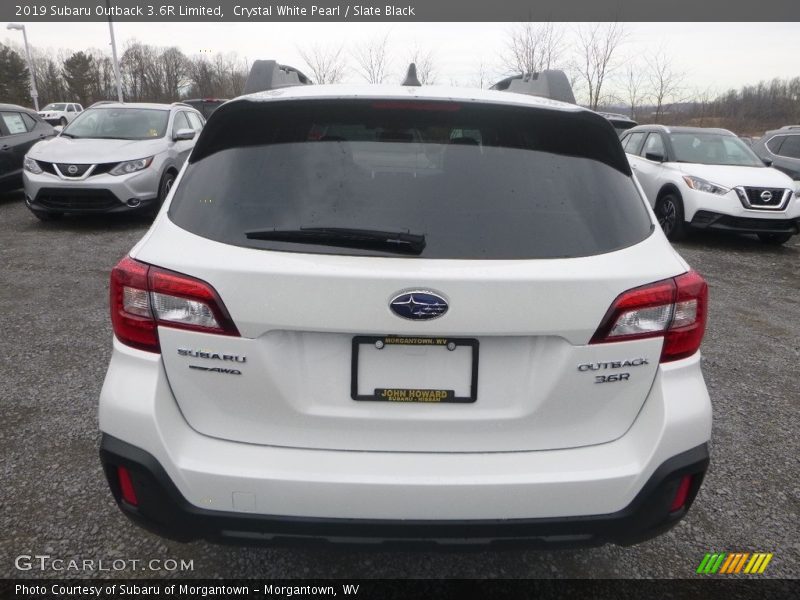 Crystal White Pearl / Slate Black 2019 Subaru Outback 3.6R Limited