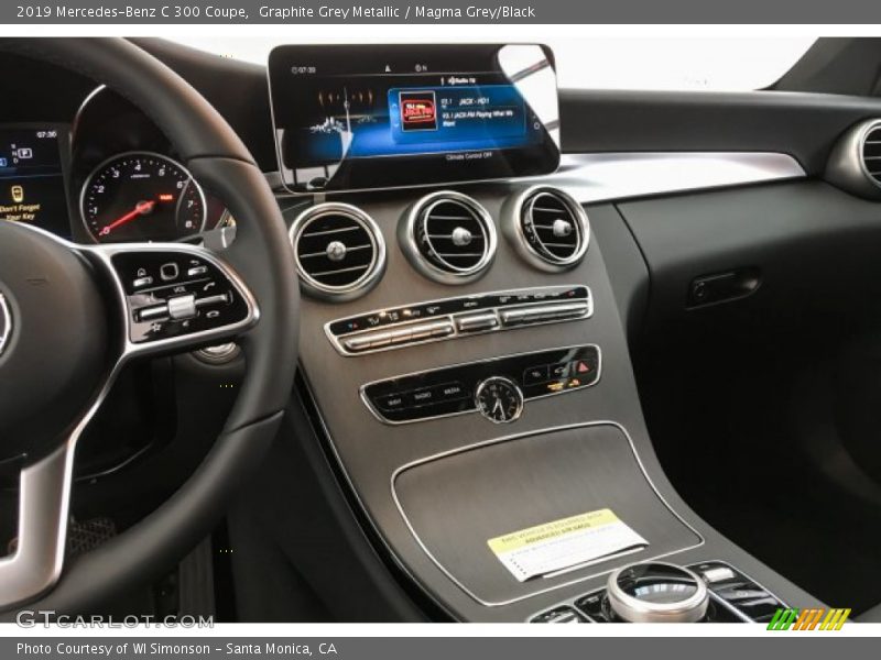 Graphite Grey Metallic / Magma Grey/Black 2019 Mercedes-Benz C 300 Coupe
