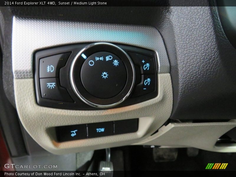 Sunset / Medium Light Stone 2014 Ford Explorer XLT 4WD