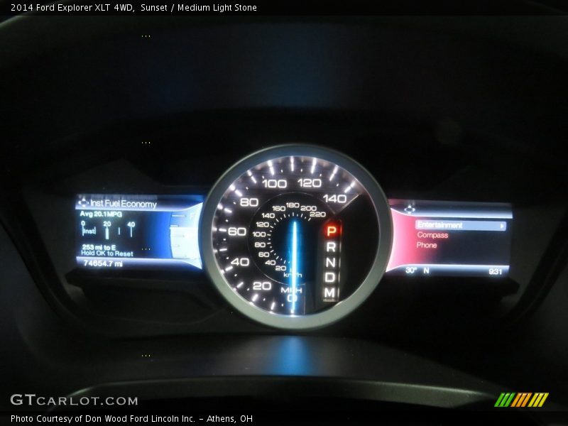 Sunset / Medium Light Stone 2014 Ford Explorer XLT 4WD