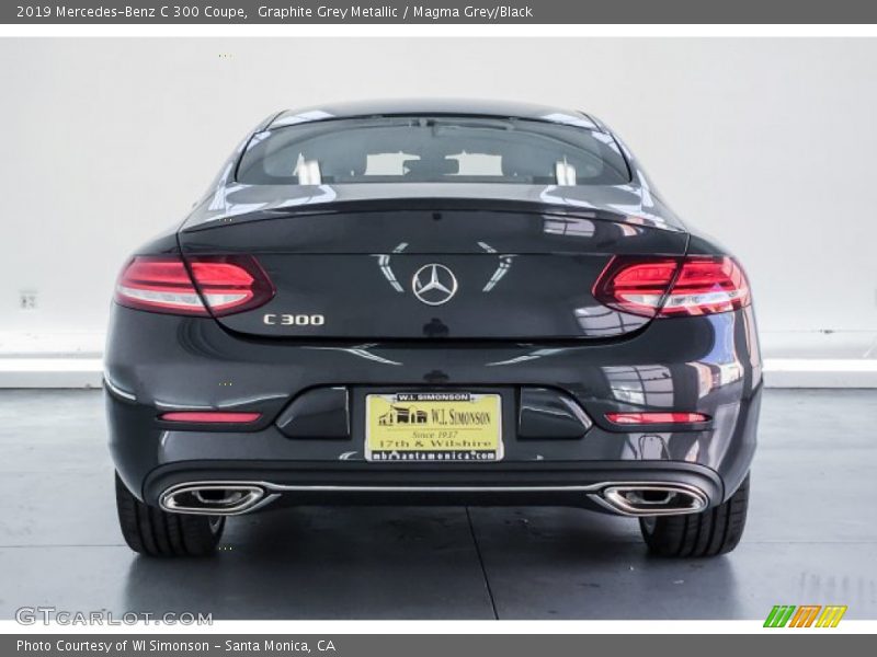 Graphite Grey Metallic / Magma Grey/Black 2019 Mercedes-Benz C 300 Coupe