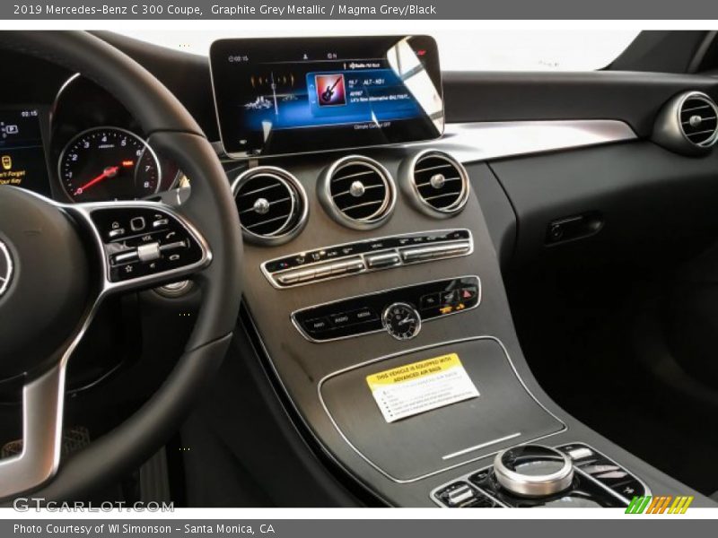 Graphite Grey Metallic / Magma Grey/Black 2019 Mercedes-Benz C 300 Coupe