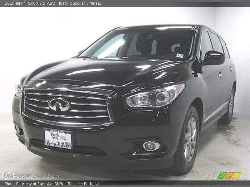 Black Obsidian / Wheat 2015 Infiniti QX60 3.5 AWD